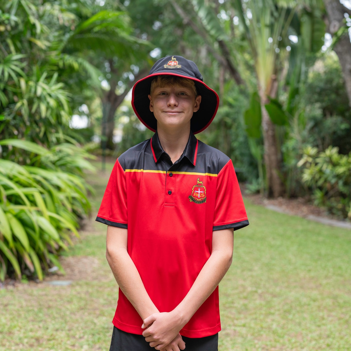 Sports Black Bucket Hat