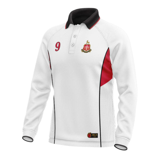 Cricket Long-Sleeve Polo Shirt Boys Classic