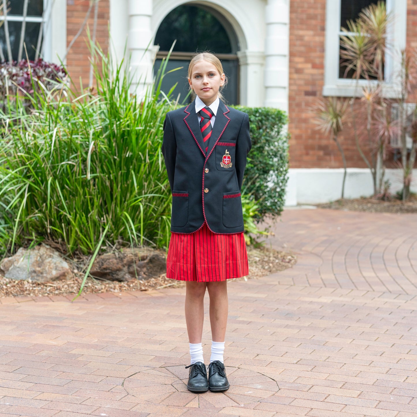 Formal Red Skirt