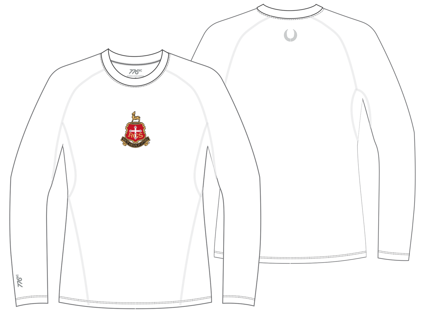 Rowing White Performance Shirt Classic