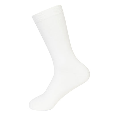 White Crew Socks